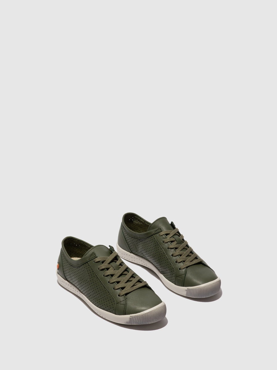 Lace-up Trainers ICA388SOF OLIVE – Softinos