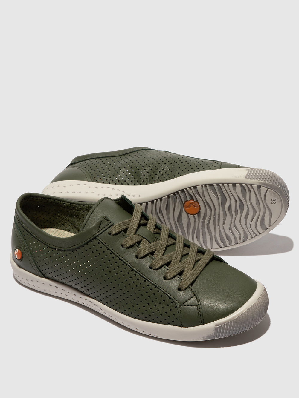 Lace-up Trainers ICA388SOF OLIVE