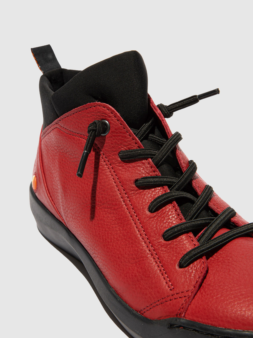 Lace-up Ankle Boots BIEL549SOF RED/BLACK NEOPRENE