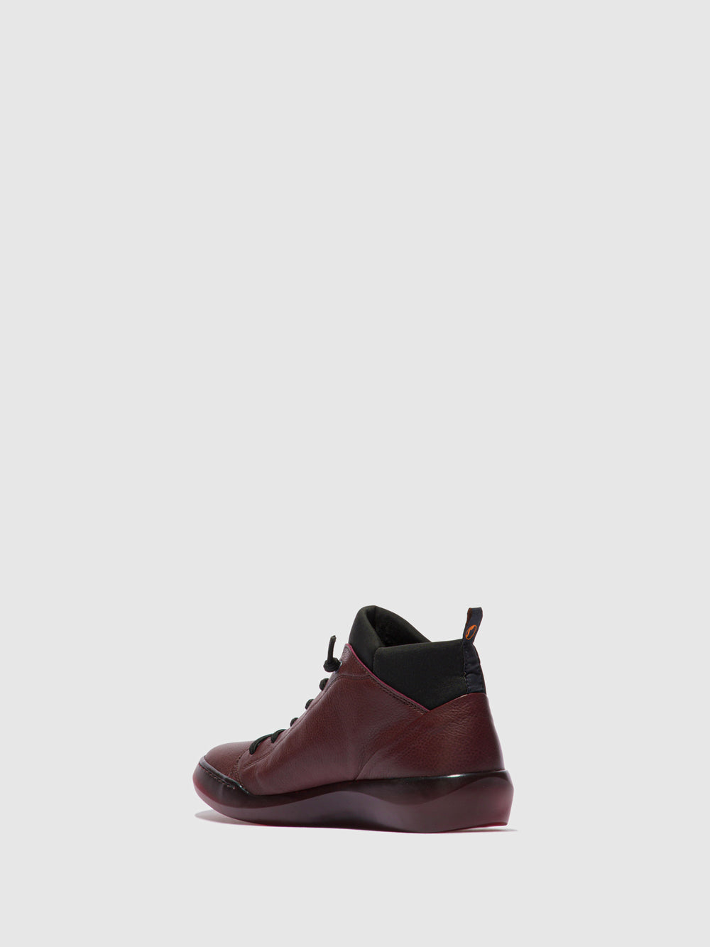 Lace-up Ankle Boots BIEL549SOF WINE/BLACK NEOPRENE