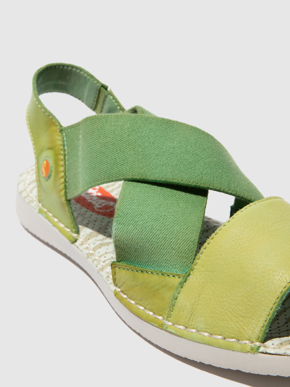 Crossover Sandals TEUL580SOF WASHED APPLE GREEN