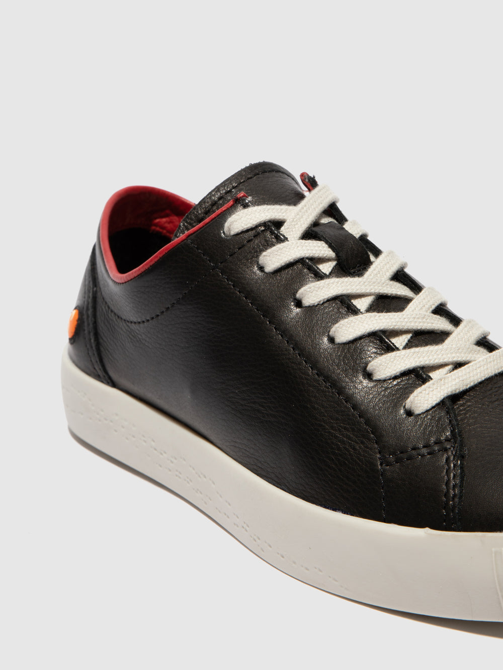 Lace-up Trainers SADY584SOF SMOOTH BLACK/CHERRY RED