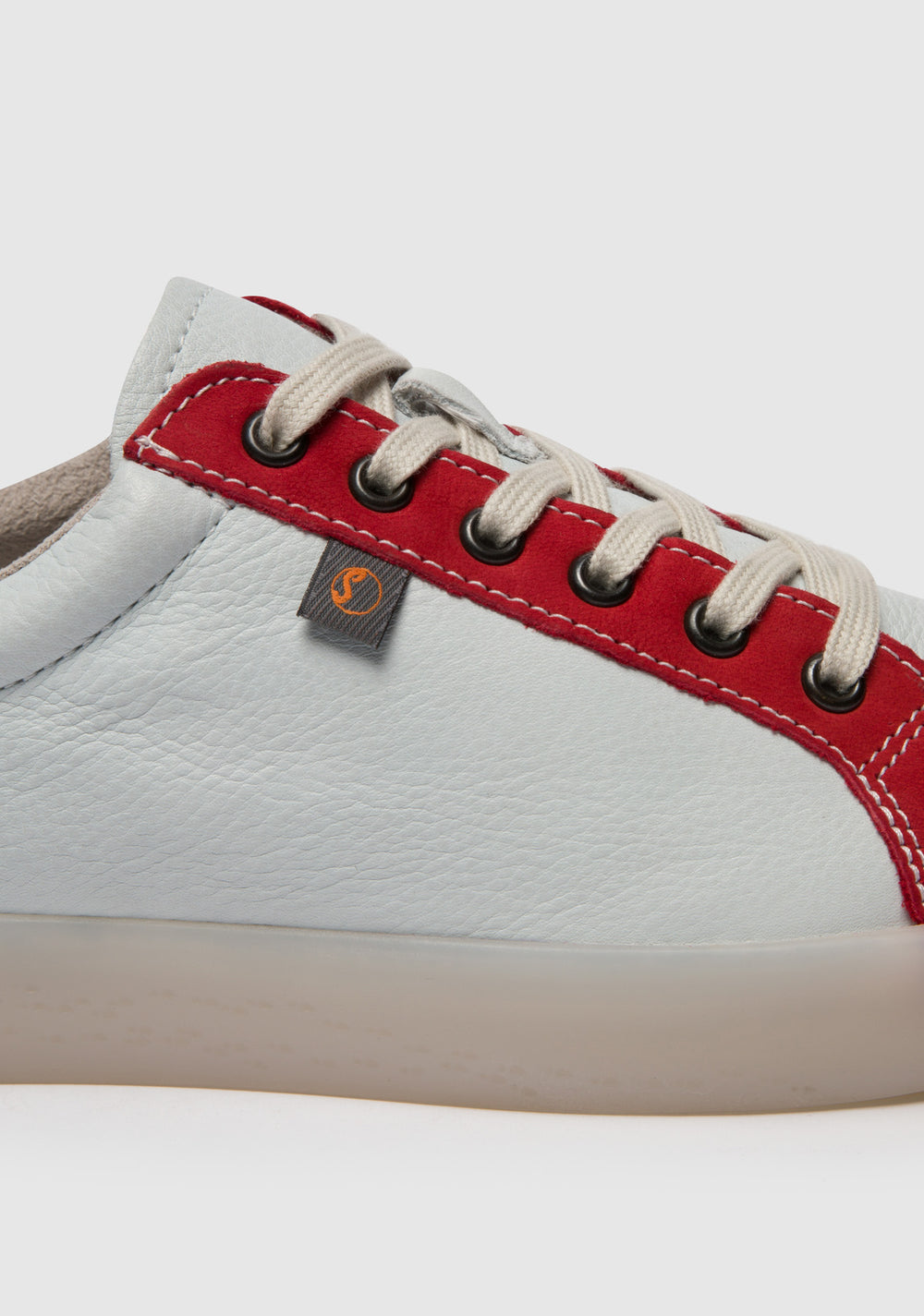 Lace-up Trainers SURY585SOF White/LipstickRed