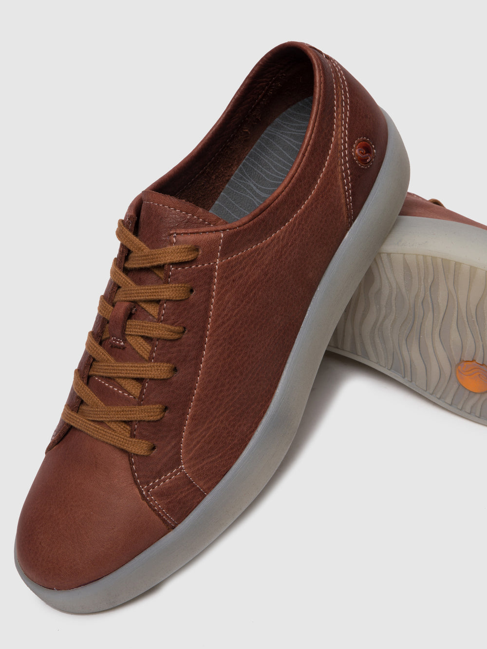 Lace-up Trainers ROSS594SOF WASHED COGNAC