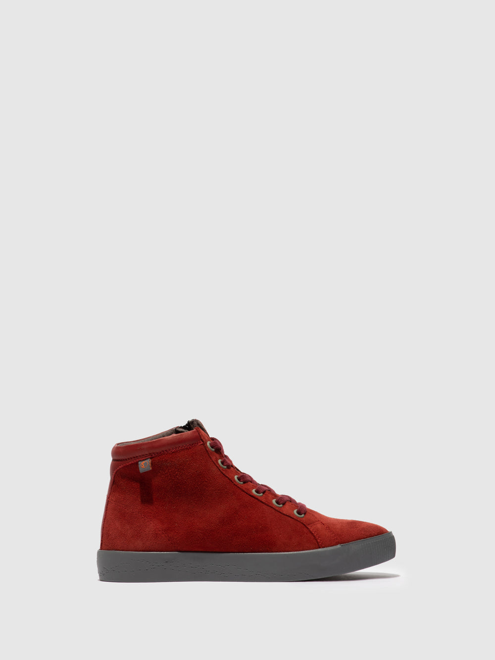 Zip Up Ankle Boots SAGE602SOF RED
