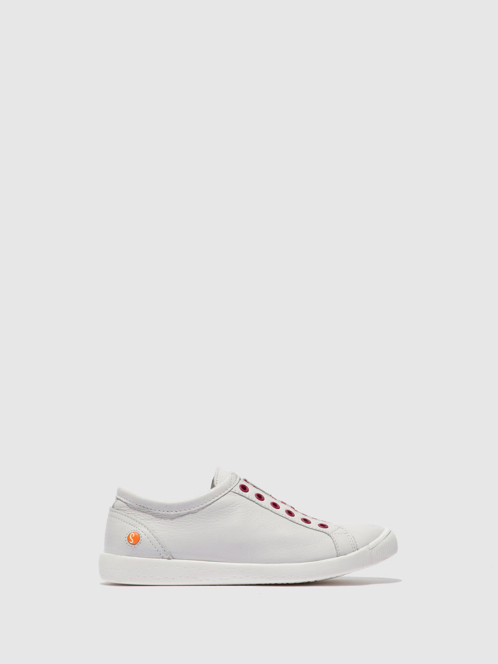 Slip-on Trainers IRIT637SOF SMOOTH WHITE W/ RED ELASTIC