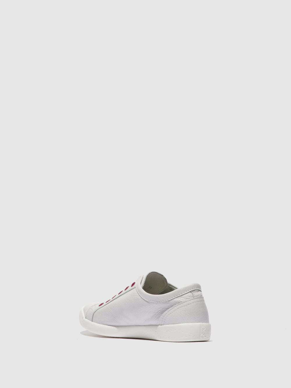 Slip-on Trainers IRIT637SOF SMOOTH WHITE W/ RED ELASTIC