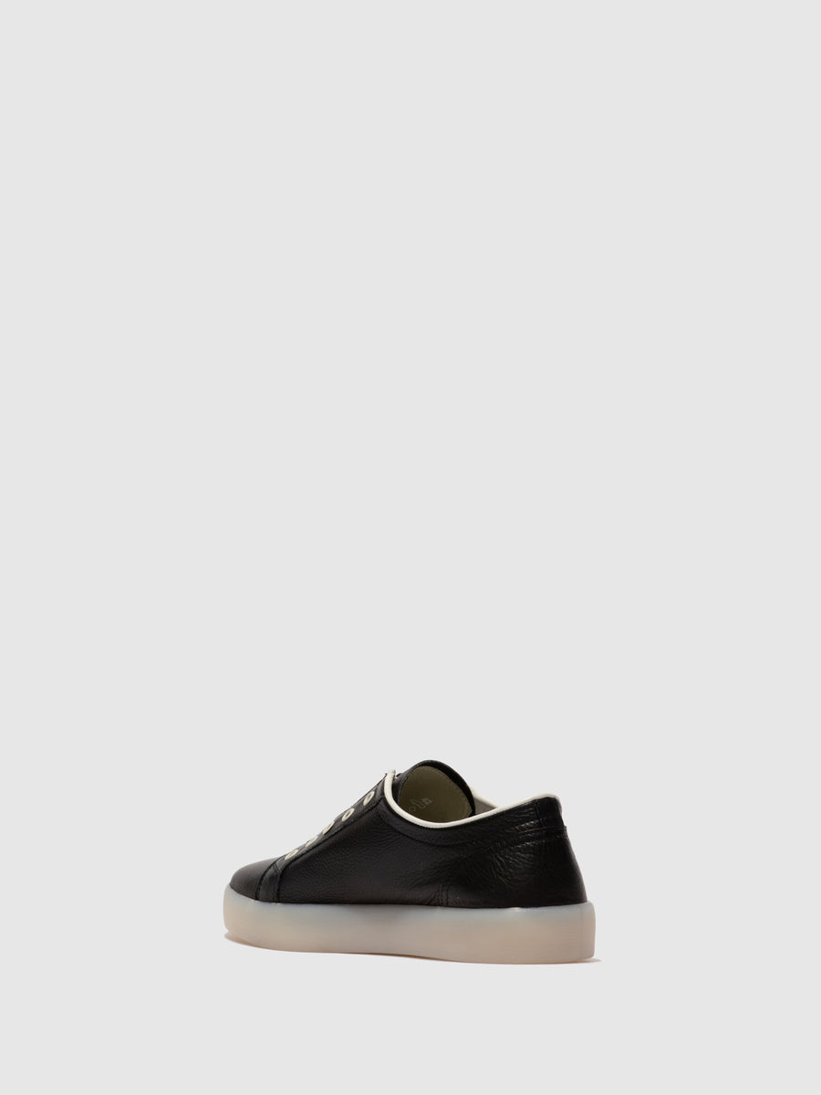 Slip-on Trainers RION647SOF SMOOTH BLACK/WHITE – Softinos