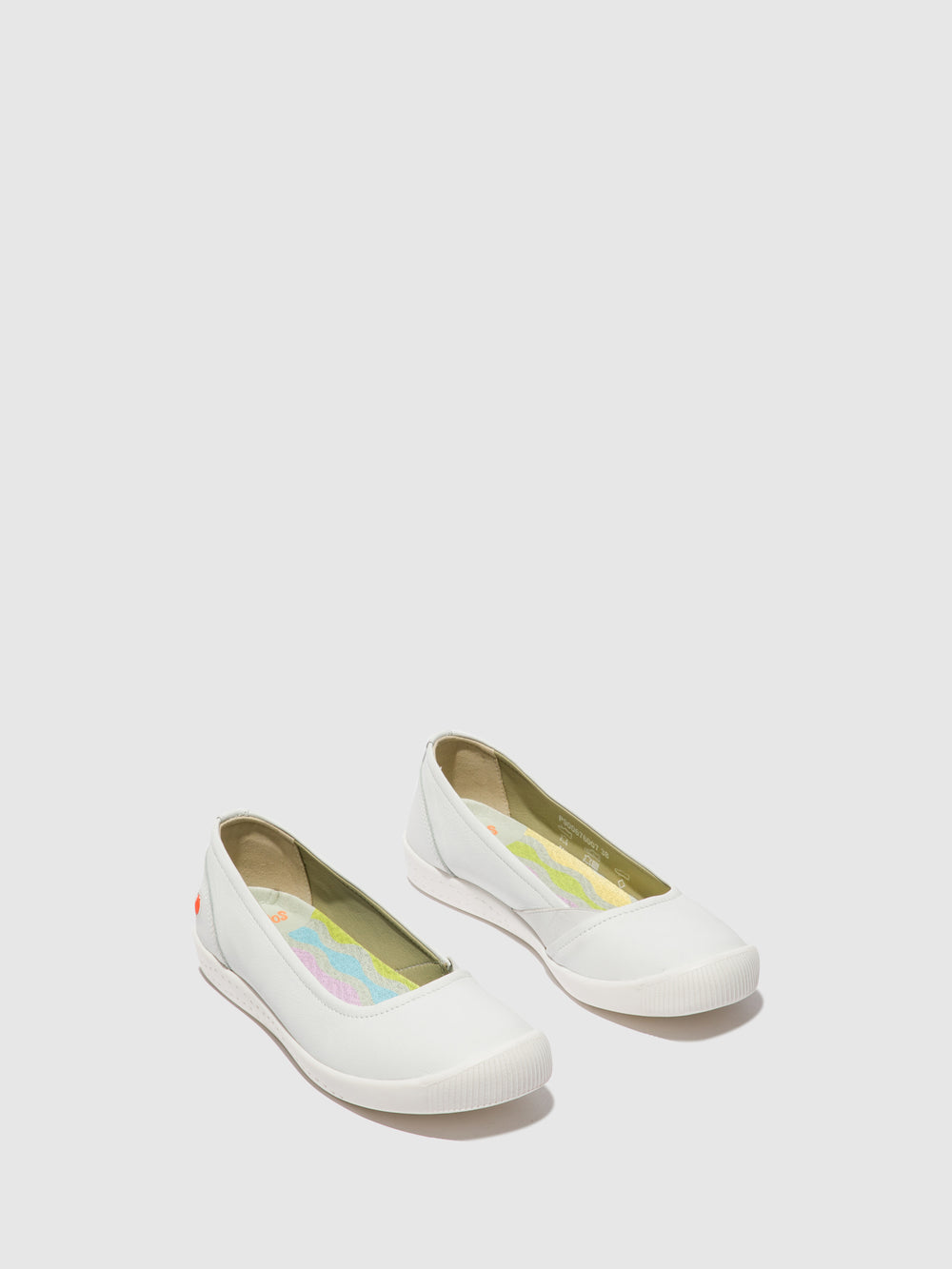 Elasticated Ballerinas ILSA676SOF WHITE