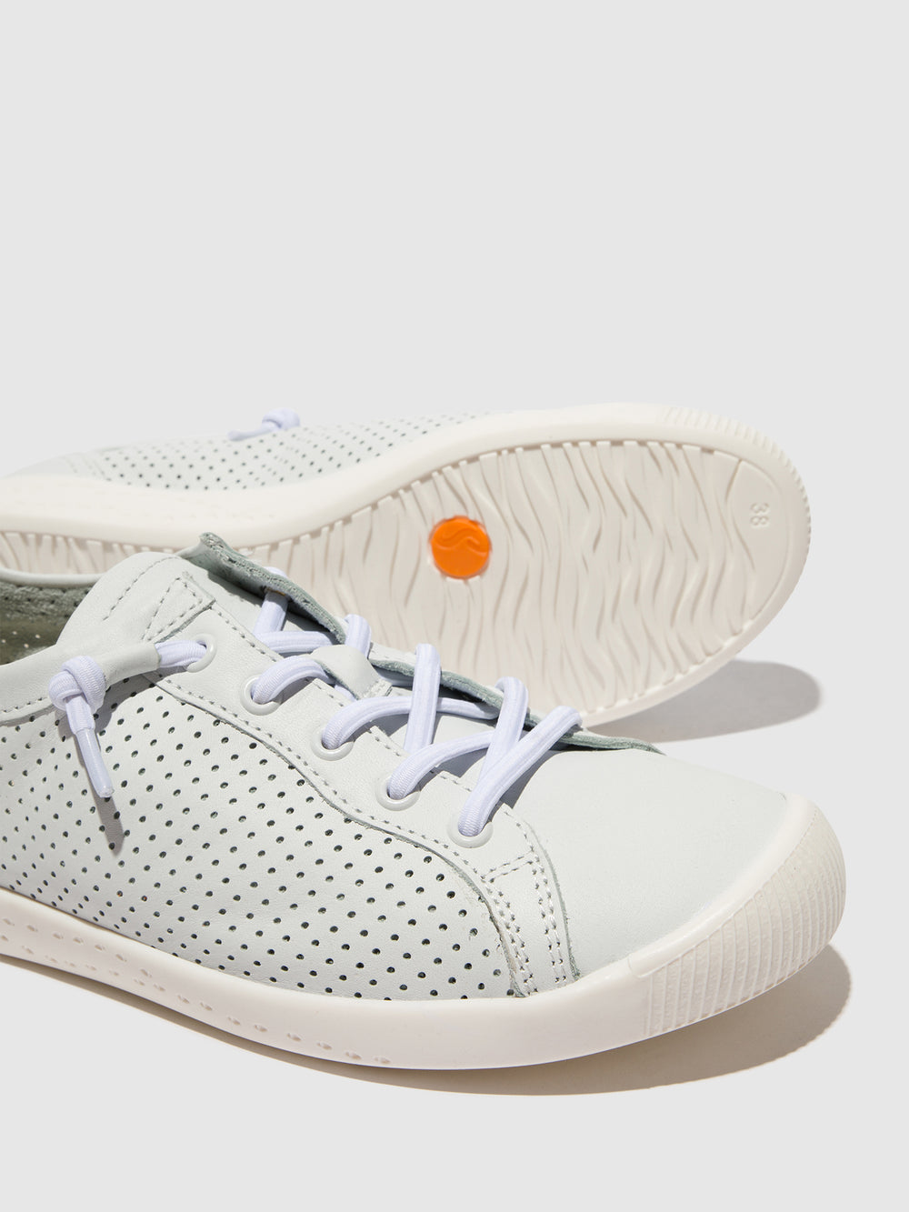 Elasticated Trainers IWIS710 WHITE â Softinos