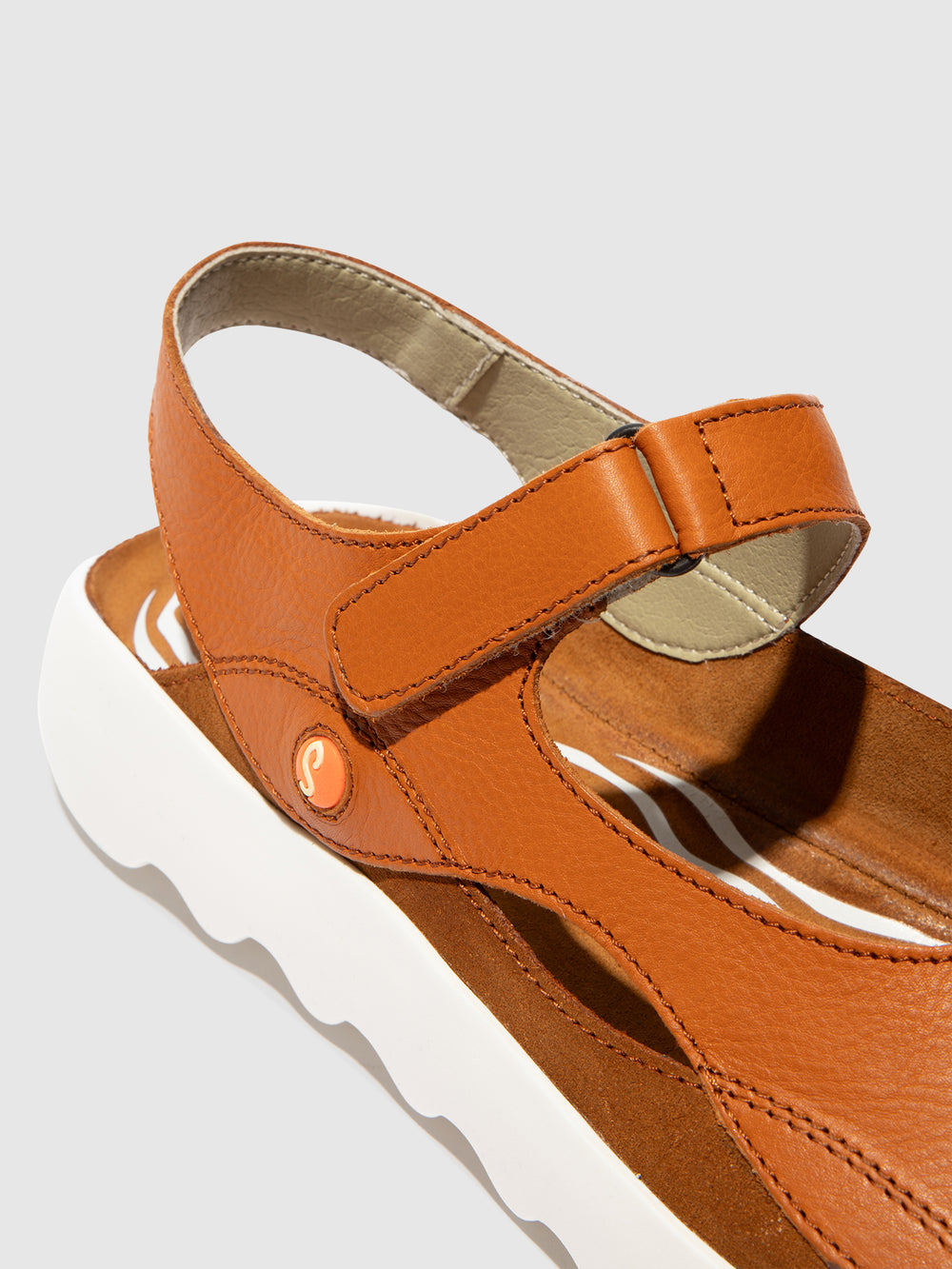 Sling-Back Sandals WEAL712SOF WARM ORANGE