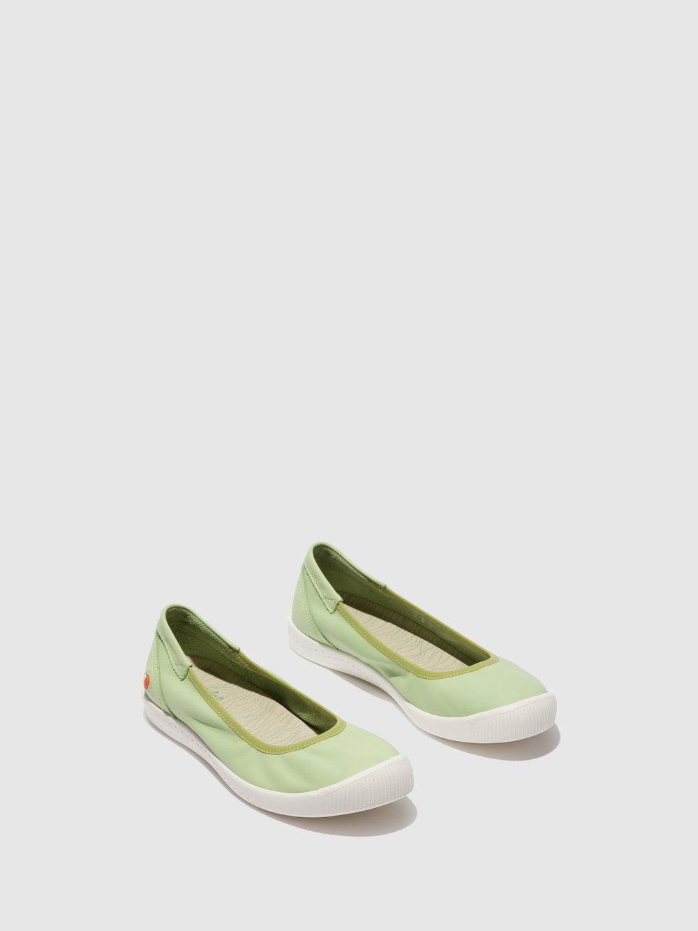 Elasticated Ballerinas ILMEI737SOF LIGHT GREEN