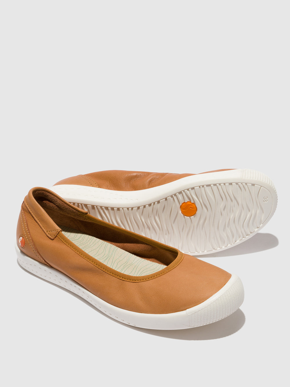 Elasticated Ballerinas ILMEI737SOF WARM ORANGE