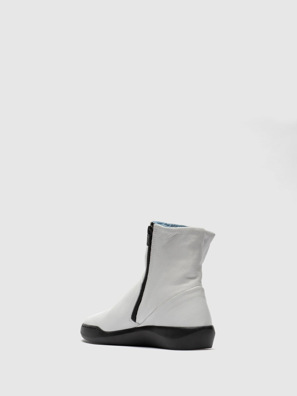 Zip Up Boots BLER550SOF WHITE